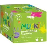 Kreul 2305 Ensemble de peinture au doigt #Wildchild 8 x 150 ml
