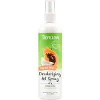 Tropiclean Papaya Mist Deodorizing Spray 236ml spray rafraîchissant pour chiens et chats
