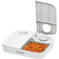 Petsafe 2x355mL Distributeur automatique de nourriture, 2 repas pour chien et chat