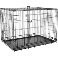 Karlie Dogs Cage With Two Doors 120x76x82cm Noir 120 x 76 x 82 cm