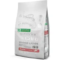 Nature´s Protection Nourriture Pour Chiens De Qualité Supérieure Au Saumon Pour Débutants Sans Céréales Pour Chiens à Poil Blanc 10kg