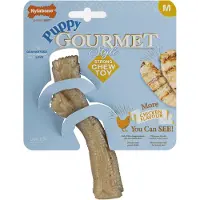 Nylabone Gourmet Stick Chicken Puppy Toy Doré M