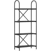 vidaXL Étagère Chêne noir 60 x 30 x 146 cm Bois d'ingénierie