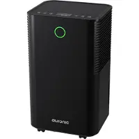 Auronic Déshumidificateur - Série compacte - 12L par jour - Fonction Lavage-Séchage - Chambre à coucher, Salle de bain et Salon - Élimination de l'humidité pour la maison - Noir