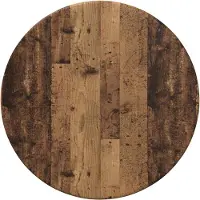 vidaXL Plateau de table Bois ancien 30 x 30 x 1,5 cm Bois d'ingénierie