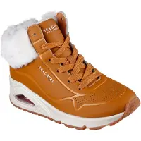 SKECHERS Uno Fall Air Trainers Marron EU 36 Garçons,Filles