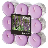 Flavour 18 by GALA Bougies à réchaud violettes Lavender (18 pcs)