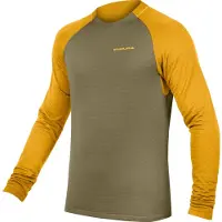 Endura Singletrack Long Sleeve T-shirt Vert L Homme