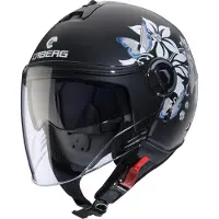Caberg CabergRivieraV4XMiaMatNoirGrisBlancCasqueJet Taille S