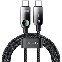 Mcdodo CA-4780 Câble de données USB-C vers USB-C 60W 1.2m (noir) (1.20 m, 60 W)