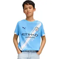 Puma MCFC Home Jersey Replica Jr - bleu, Taille:116
