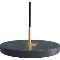UMAGE - Asteria Micro - Suspension Anthracite Grey | Brass