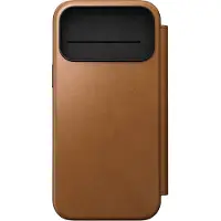 Nomad Étui de télephone portefeuille Modern Leather Folio Apple iPhone 17 Pro Max - English Tan