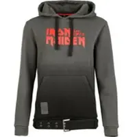 Iron Maiden Sweat-shirt à capuche de - EMP Signature Collection - S - 3XL - pour Femme - gris/noir - Taille XXL