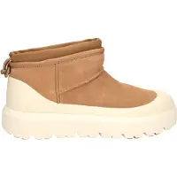 Ugg - Bottines protectrices en daim - M Cl Ultra Mini Weather Hybrid Chestnut Whitecap pour Homme en Laine - Taille 44 - Beige