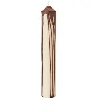 Ferm Living Dryp Bougie Pilier Dark Chocolate | 30 cm