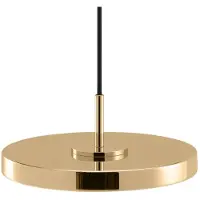 UMAGE Suspension , Asteria Micro, dimmable, Or / laiton, Salon / séjour, Métal, Design