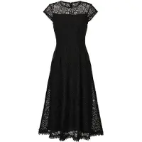 MADELEINE Robe de cocktail noir