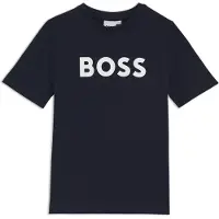 BOSS J25p24 Short Sleeve T-shirt Bleu 4 Years Enfants