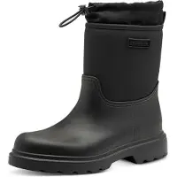 Tamaris Bottes en caoutchouc noir