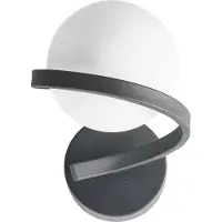 Beliani Lampe Murale Colagne Métal Noir