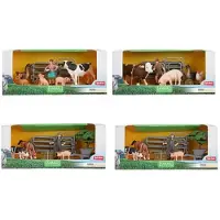 Toi-Toys Set de jeu animalier de la ferme - Jouet éducatif pour enfants