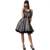 Dressforfun Rockabily lady M - déguisement costume halloween déguisement fête carnaval robe de soirée robe de soirée - 302156