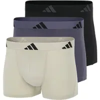 Adidas Underwear Active Flex Cotton Boxers 3 Units Gris M Homme