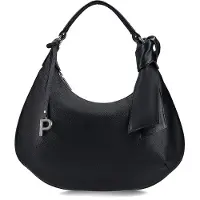 PICARD Cuir sac à épaule bandoulière sac à épaule Embrace Hobo Bag Black noir