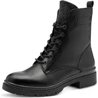 Tamaris Bottes à lacets noir