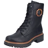 Rieker Bottines à lacets noir