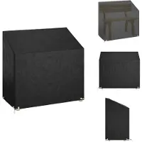 vidaXL Housse de banc de jardin 8 œillets 130x70x70/88 cm polyéthylène
