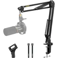 MAONO Ba20 Microphone Stand Argenté