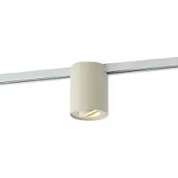 QAZQA Spot moderne beige pour système de rail monophasé - Iconic Rondoo Up