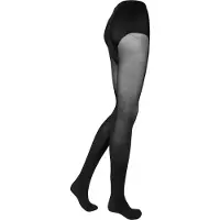 Hunkemoller Collants 40 Deniers Contrôle Total Noir