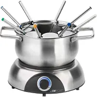 Clatronic FD 3783, Set à fondue, Argent