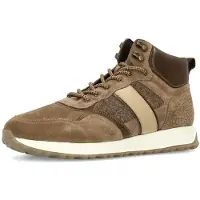 Manfield Bottines à lacets marron / brun foncé