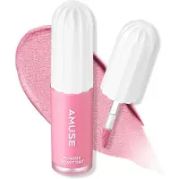 Amuse Powder Velvet Tint rouge à lèvres liquide longue tenue effet mat teinte 07 Salty Grape 3.3 g