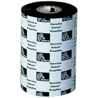 Zebra Ribbon 3200 Wax/resin Box Of 12 Tape 110 Mm Blanc,Noir
