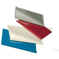 GBC Thermabind Linenweave - 3 Mm - A4 (210 X 297 Mm) - 30 Feuilles - 150 Micromètres - Noir, Transparent - 250 G/M² - 100 Unités Couverture À Reliure Thermique