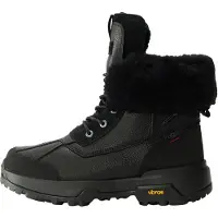 Ugg pour femme. 1170591 Bottes en cuir Adirondack XXV noir (39), Plat, Lacets, Casuel, De plein air