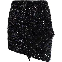 Faina Jupe violet / noir