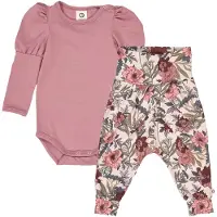 Müsli Ensemble de linge bleu fumé / olive / rose