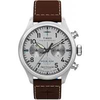 Timex Waterbury 41mm 10atm Quartz/analogical Watch Argenté Homme