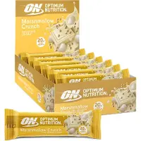 Optimum Nutrition Barre protéinée croustillante Marshmallow 10x65 g Barre