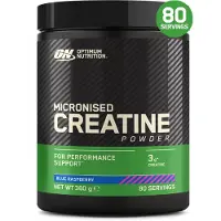 Optimum Nutrition Micronised Creatine Powder Blue Raspberry 360 g Poudre