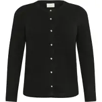 KAFFE CURVE Cardigan 'KCNiela' noir
