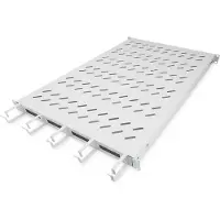 Digitus Rack - Rayonnage - avec gestion des câbles - Gris clair, RAL 7035 - 1U - 48.3 cm (19")