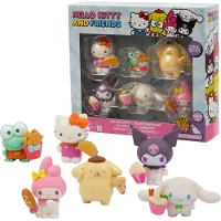 Hello Kitty Figure 5 Cm 6 Units Multicolore Enfants