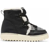 Sorel - Bottes de neige chaudes et résistantes - Ona Ave Alpine Boot WP W Black Chalk en Cuir - Taille 40 - Noir